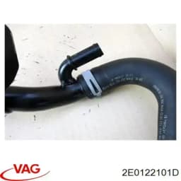2E0122101D VAG Tubería de radiador arriba original y equivalente