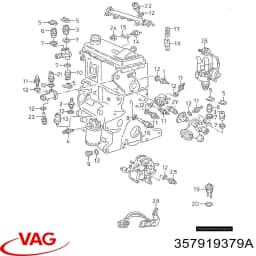 357919379A VAG Sensor, temperaura exterior original y equivalente