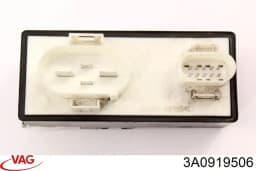 3A0919506 VAG Control De Velocidad De El Ventilador De Enfriamiento (Unidad De Control) original y equivalente