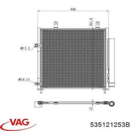535121251 VAG Radiador original y equivalente
