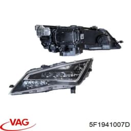 5F1941007D VAG Faro izquierdo original y equivalente