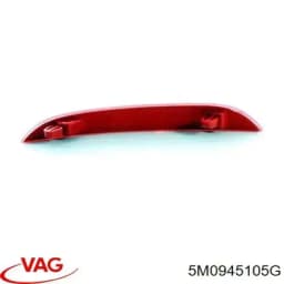 5M0945105G VAG Reflector, parachoques trasero, izquierdo original y equivalente