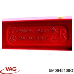 5M0945106G VAG Reflector, parachoques trasero, derecho original y equivalente