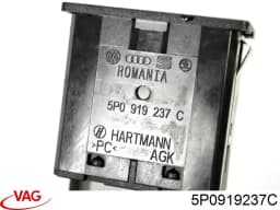 5P0919237C VAG Interruptor llave desactivacio del airbag en el lado del acompañante original y equivalente