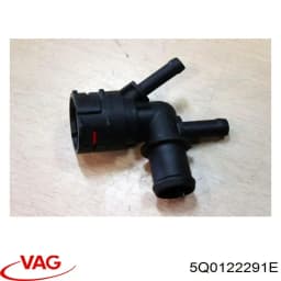 5Q0122291E VAG Brida del sistema de refrigeración (triple) original y equivalente