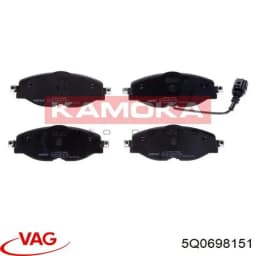 5Q0698151 VAG Pastillas de freno delanteras original y equivalente