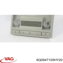 6Q0947105HY20 VAG Luz interior (cabina) original y equivalente