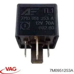 7M0951253A VAG Relé de ventilador de habitáculo original y equivalente