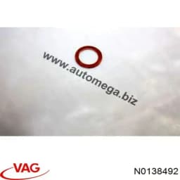 N0138492 VAG Junta, tapón roscado, colector de aceite original y equivalente