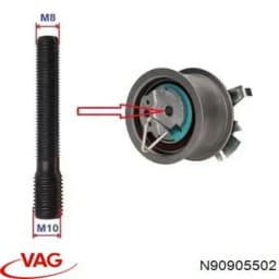 N90905502 VAG Tornillo, rueda dentada árbol de levas original y equivalente