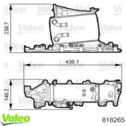 822935 VALEO Colector de admisión original y equivalente