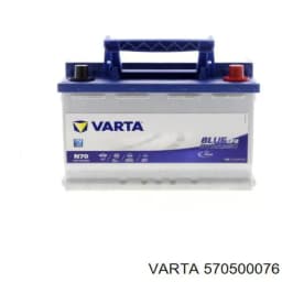 570500076 VARTA Batería original y equivalente