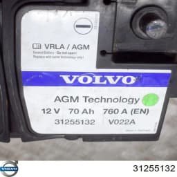 31255132 VOLVO Batería original y equivalente