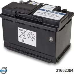 31652064 VOLVO Batería original y equivalente