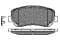 Pieza 68225170AC CHRYSLER Pastillas de freno delanteras