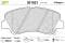Pieza 581014LA00 HYUNDAI Pastillas de freno delanteras