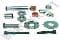 2564033 SCANIA Kit de reparación de pinzas de freno trasero original y equivalente