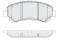 D1060JD00A NISSAN Pastillas de freno delanteras