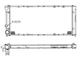 50452 NRF Radiador original y equivalente