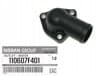 Pieza 110607F401 NISSAN Tapa de termostato
