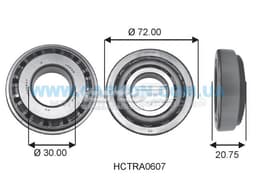 TRA0607 KOYO Cojinete, árbol intermedio original y equivalente