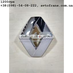 628902376R RENAULT Emblema de la parrilla del radiador original y equivalente
