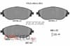 Pieza 2473803 TEXTAR Pastillas de freno delanteras
