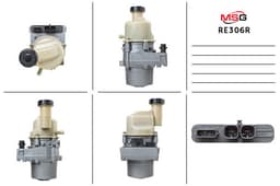 491102845R RENAULT Bomba de dirección original y equivalente