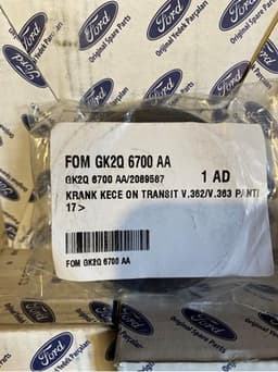 GK2Q6700AA FORD Retén de cigüeñal frontal original y equivalente