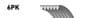 OEM 6PK1249SF GATES