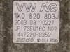 Pieza 1K0820803J VAG Compresor de aire acondicionado