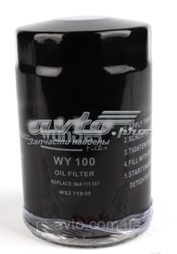 WY100 WUNDER Filtro de aceite original y equivalente