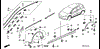 Pieza 71800SMGE01 HONDA Listón de acceso exterior derecho