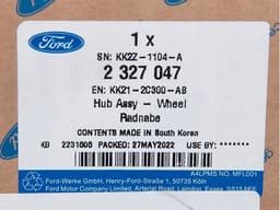 2521988 FORD Buje de rueda delantero original y equivalente