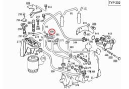6010705532 MERCEDES Tubo De Combustible Atras De Las Boquillas original y equivalente