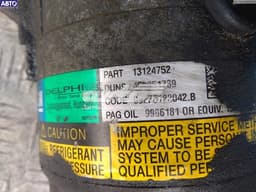 13124752 OPEL Compresor de aire acondicionado original y equivalente