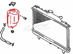 1648202070 TOYOTA Vaso de expansión original y equivalente