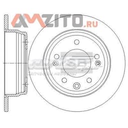 SD1081 SANGSIN Disco de freno trasero original y equivalente