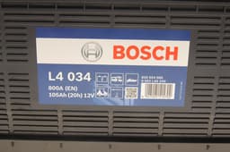 0092L40340 BOSCH Batería original y equivalente