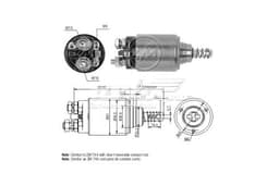 AL55046 JOHN DEERE Solenoide de arranque original y equivalente