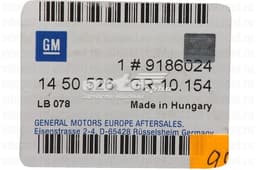 9186024 GM Depósito de limpiaparabrisas original y equivalente