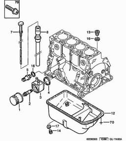 1103C9 PEUGEOT Radiador de aceite, bajo de filtro original y equivalente