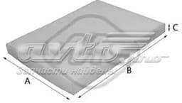 20015 METALCAUCHO Filtro de habitáculo original y equivalente