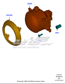1494290 FORD Moldura de faro antiniebla original y equivalente