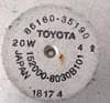 8616035190 TOYOTA Altavoz de puerta delantera