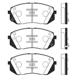 SP1849 SANGSIN Pastillas de freno delanteras original y equivalente