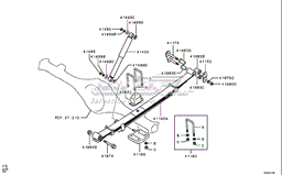 4162A289 MITSUBISHI Amortiguador trasero original y equivalente