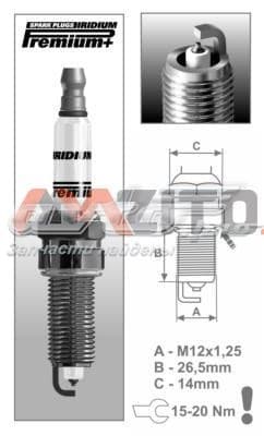 P11 BRISK Bujía original y equivalente