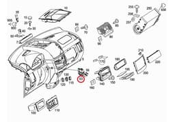 6398300072 MERCEDES Sensor de la temperatura interior original y equivalente