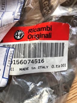 156074516 FIAT Moldura de parabrisas izquierda/derecha original y equivalente